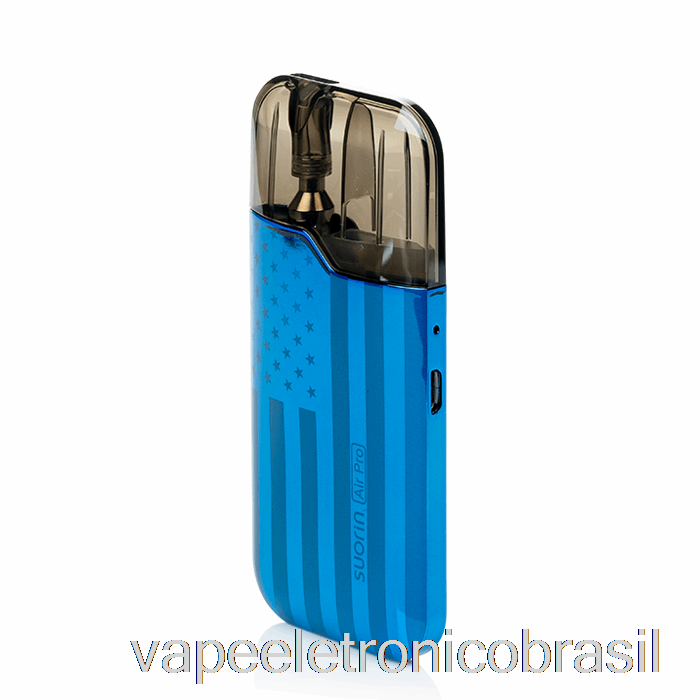 Vape Recarregável Suorin Air Pro 18w Pod System Blue Star-spangled